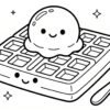 Ice Cream & Desserts Coloring Book – Fun Printable Coloring Pages for Kids