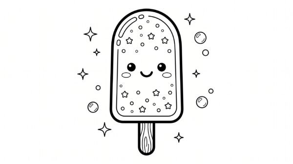 Ice Cream & Desserts Coloring Book – Fun Printable Coloring Pages for Kids