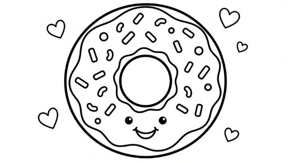 Ice Cream & Desserts Coloring Book – Fun Printable Coloring Pages for Kids