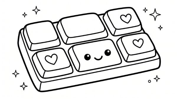 Ice Cream & Desserts Coloring Book – Fun Printable Coloring Pages for Kids