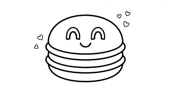 Ice Cream & Desserts Coloring Book – Fun Printable Coloring Pages for Kids